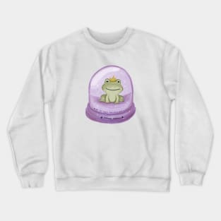 Wilhelm's Frog Globe Young Royals - All the people are fake Crewneck Sweatshirt